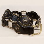 Faux Leather Black Belt - Fashion Accessories