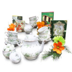 Porcelain Tea Set with Tea