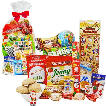 Chocolates and Fun Toys Gift Bag from Santa