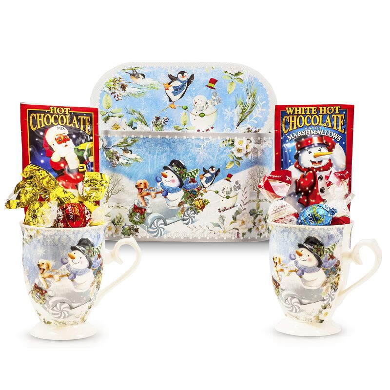 16152-LG-1.jpg Snowman Mugs Gift Set - Image 1