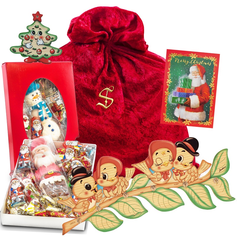 17032-LG.jpg Birdies Wall Decor And Santa's Chocolate Package - Image 1