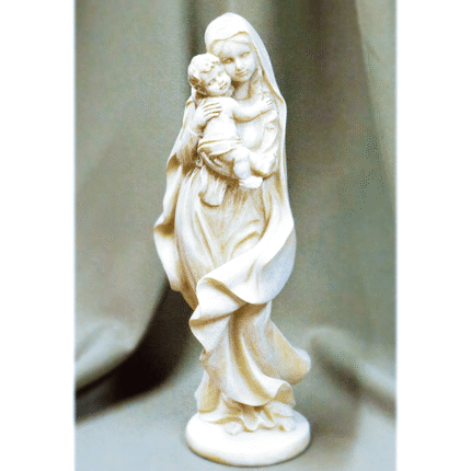 Mary With Baby Jesus Figurine-Resin stone