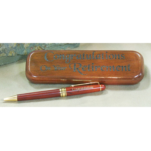 178-PP124-LG.jpg Retirement Keepsake Pen in Wooden Box - Image 1