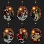 Snowman / Santa LED Ornament - Image 2