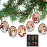 Snowman / Santa LED Ornament