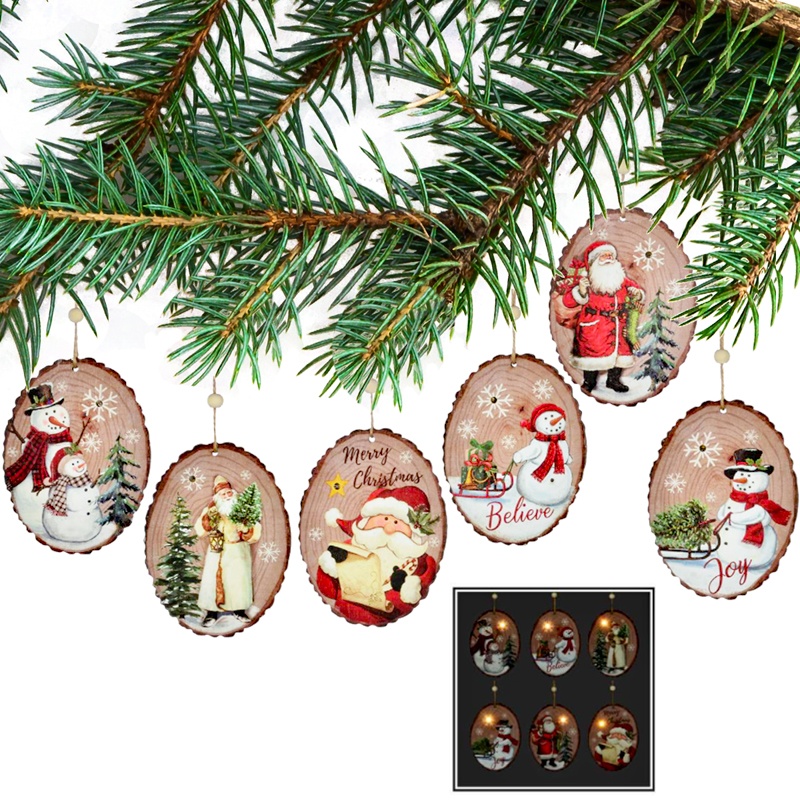 180-Z1208-N-LG-3-1.jpg Snowman / Santa LED Ornament - Image 1