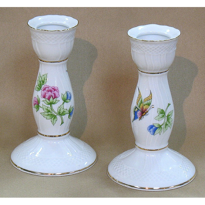 1PS-2417CandleHolder_3.jpg Hortenzia Candle Holder Fine Porcelain Hollohaza - Image 1
