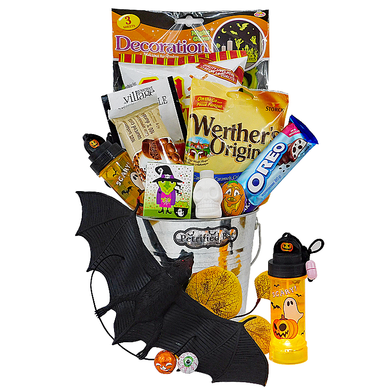 20080-LG.jpg Spooktacular Treats Halloween Gift basket - Image 1