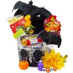 Bat Invasion Halloween Gift basket
