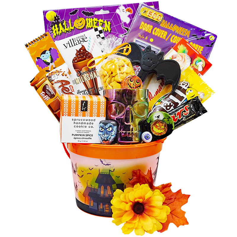 20085-LG.jpg Ghostly Frights Halloween Basket - Image 1