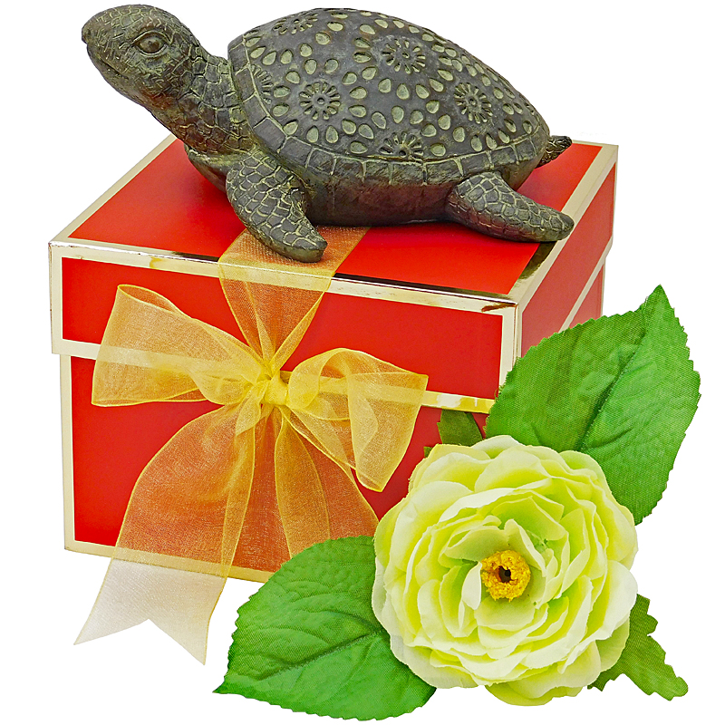 21082-LG.jpg Good Luck Turtle and Sweets - Image 1
