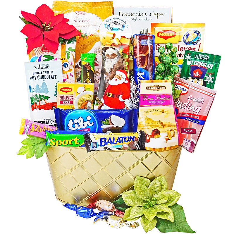 21100-LG.jpg Christmas Basket from Hungary - Image 1