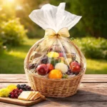 Premium Fresh Fruit & Cheese Gift Basket - Deluxe