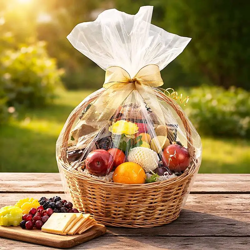 Premium Fresh Fruit & Cheese Gift Basket – Deluxe Gourmet Selection