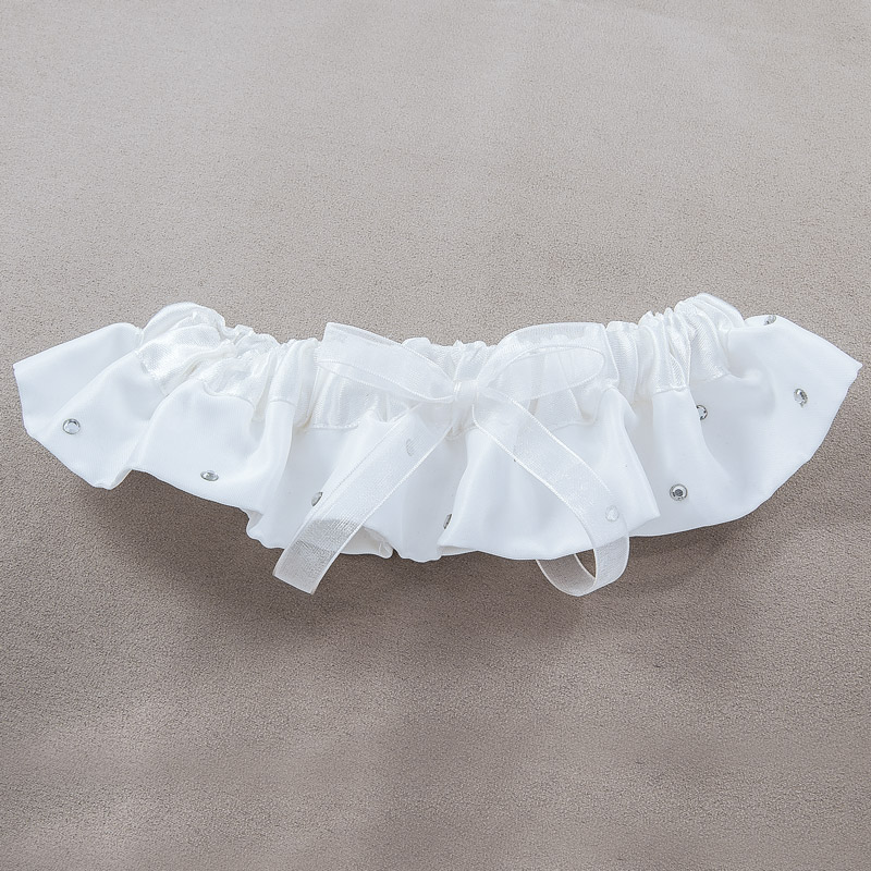 29309-LG.jpg Gem Creations White Garter Wedding - Image 1