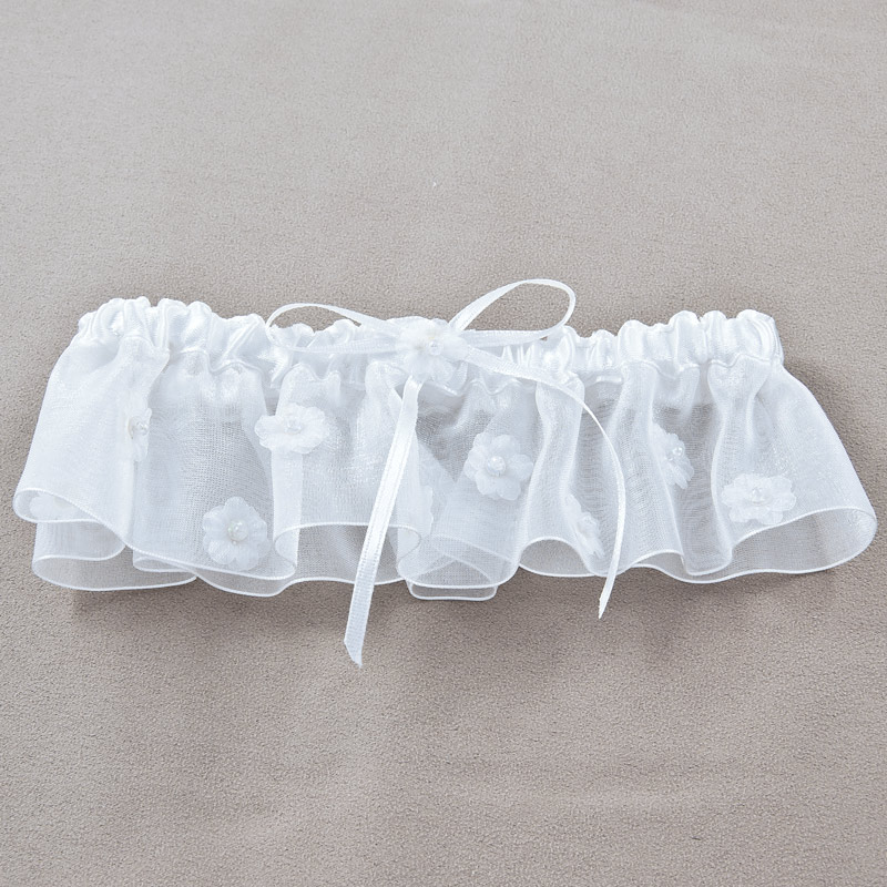 30-2240-LG.jpg Wedding Garter Daisies - A sweet accessory - Image 1