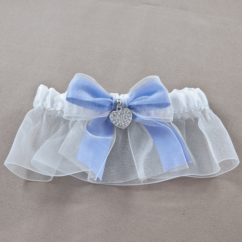 30-3770-iris-LG.jpg Pave Heart Wedding Garter Iris - Image 1
