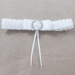 Treasures White Wedding Garter