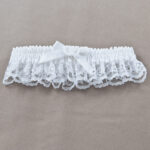 Linking Hearts - Wedding Garter White