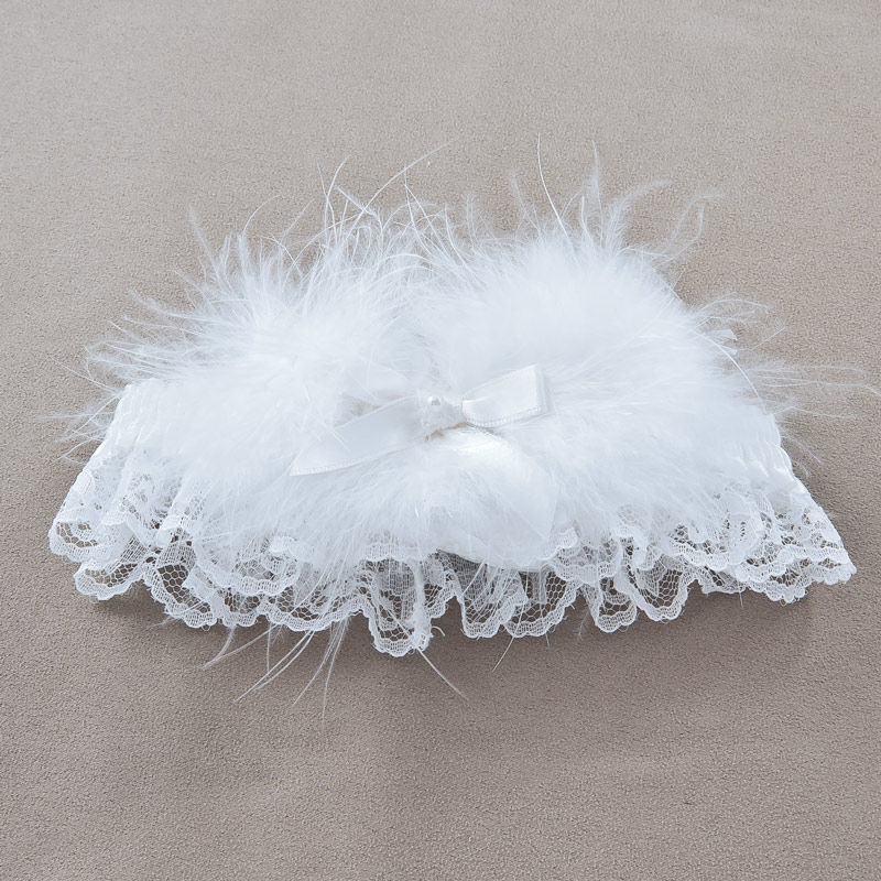5150-LG.jpg Sexy Feathers Wedding Garter - Image 1