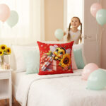 Bee in Giftbox Pillow - Image 3
