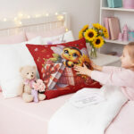 Bee in Giftbox Pillow - Image 2