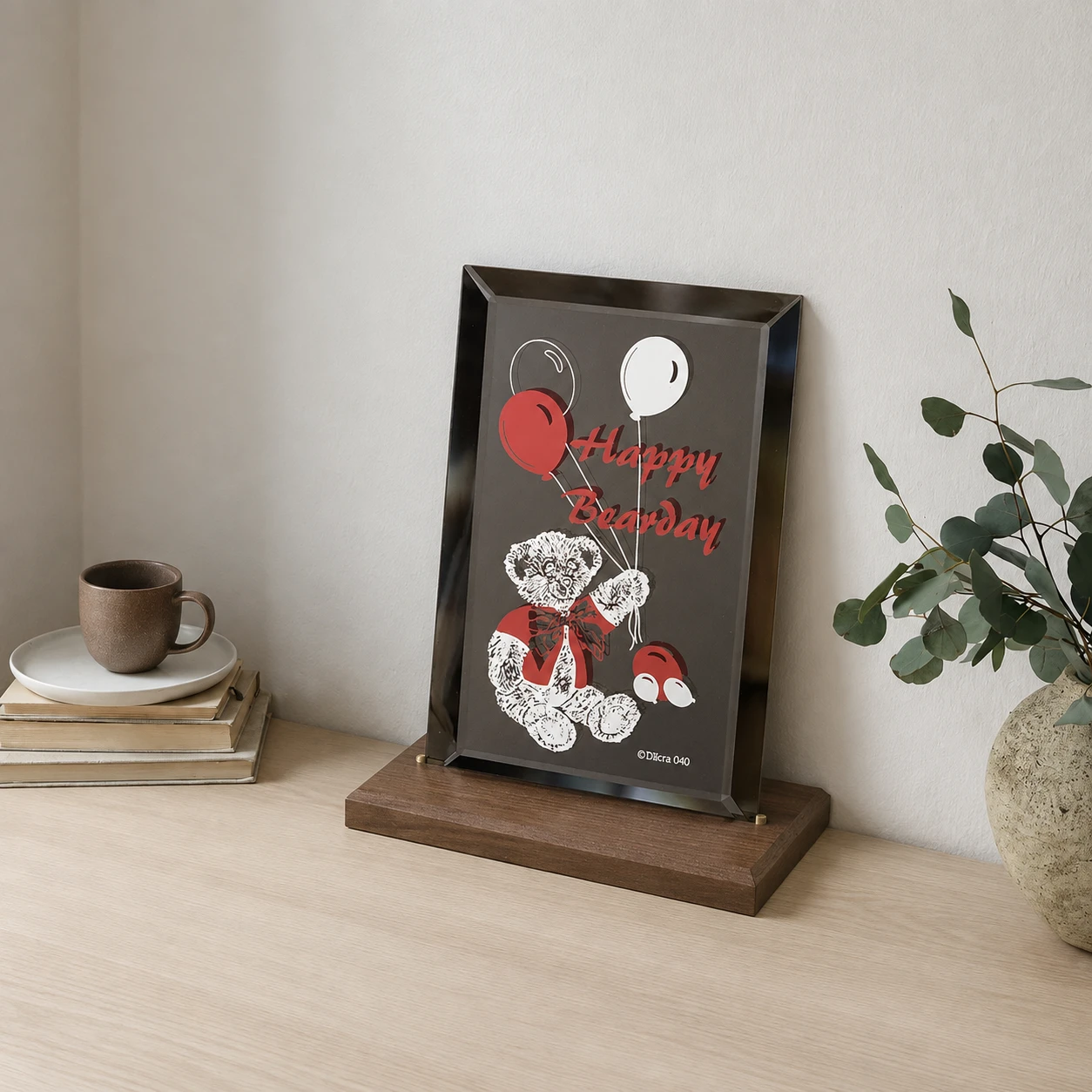 Birthday Plaque Gift -Happy Bearday Birthday Plaque Gift -Happy Bearday - Image 1