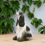 Collie Sitting Porcelain Figurine by Hollohaza - Only 1 left!