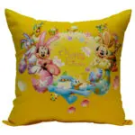 Easter Bunnies pillow / other side glow in the dark design 12″x 12″ ass. color +$36.95