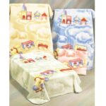 Baby Blanket Pink - Choo Choo Train - Image 2
