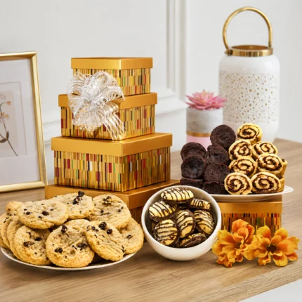 Gourmet Cookies Tower Box