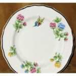 Hortenzia Sandwich Set Fine Porcelain Hollohaza - Image 2