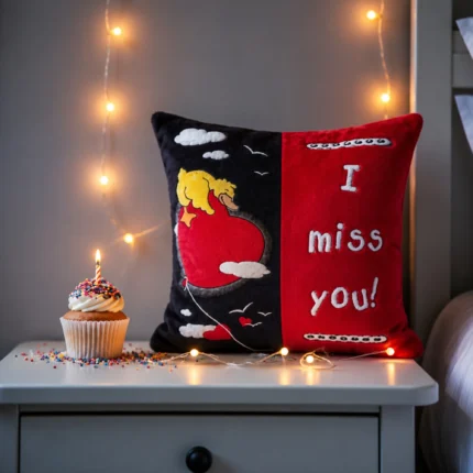 I miss you Glow Pillow