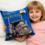 King Of The Roads Glow In The Dark Pillow