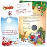 Classic Christmas Letter and Scroll from Santa Claus