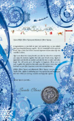 Wedding Christmas Letter and Scroll from Santa Claus - Image 4