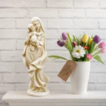 Mary With Baby Jesus Figurine-Resin stone