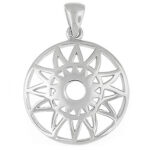 Sun Silver Pendant