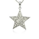 Star Pendant Sterling Silver - 20" Necklace