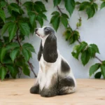 Spaniel Porcelain Figurine by Hollohaza