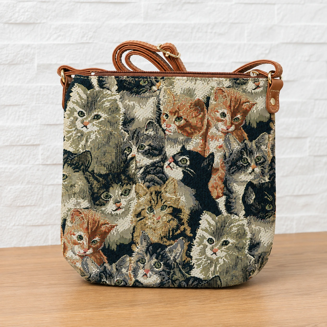 Tapestry Cats Cross-body Purse Tapestry Cats Cross-body Purse - Image 1