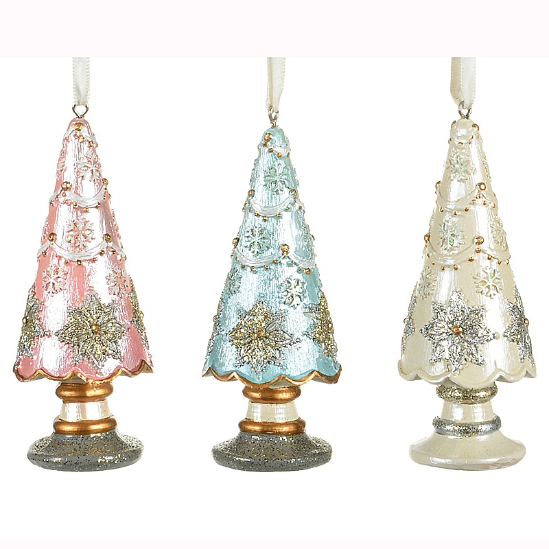 W9087-LG.jpg Tree Ornament - Pink/Blue or White - Image 1